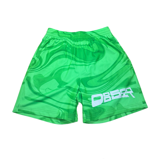 Lime Mesh Shorts